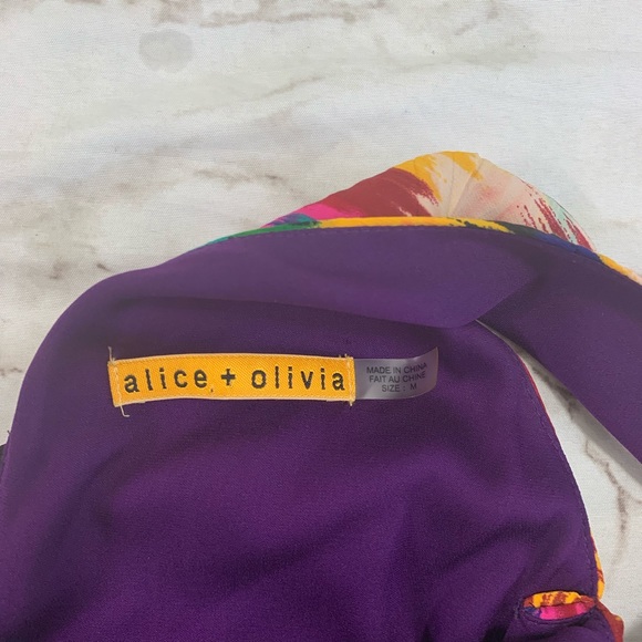 Alice + Olivia Ikat Print Alameda Dress - Picture 6 of 8